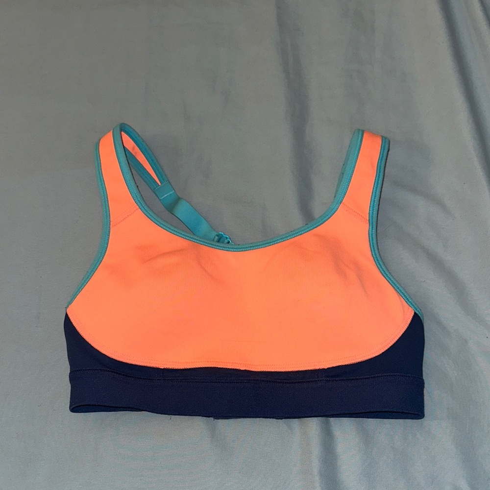 C9 by Champion Vibrant Sports Bra - Coral and Navy
